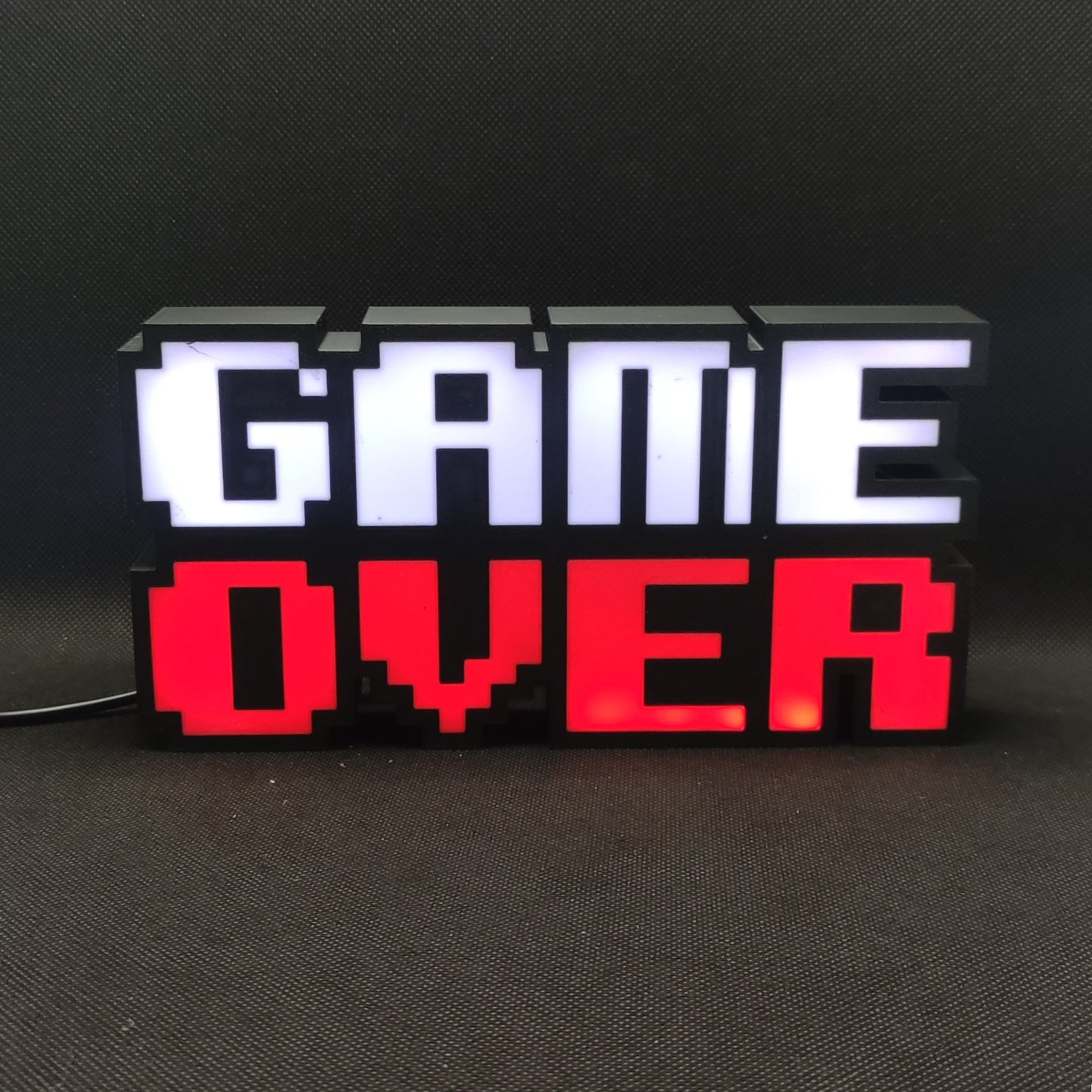 Game Over Led Lightbox Sign