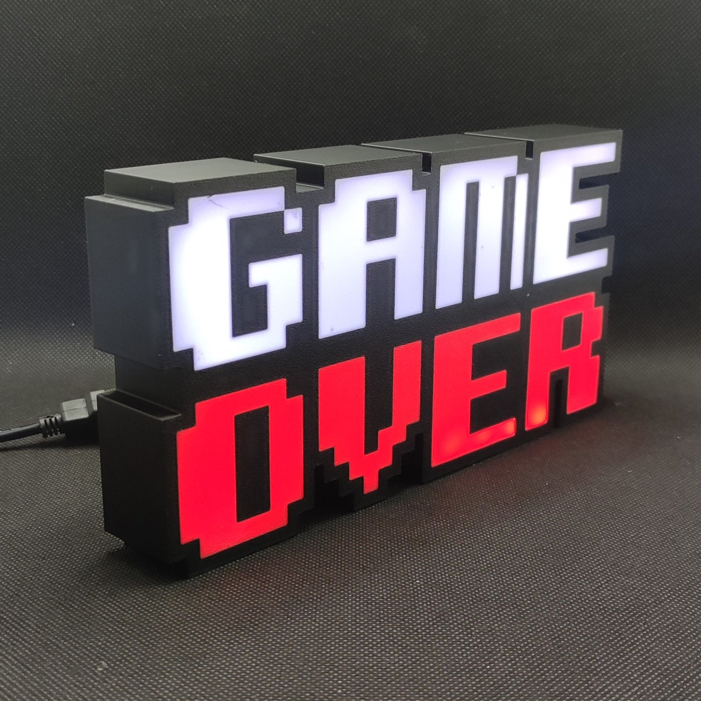 Game Over Led Lightbox Sign