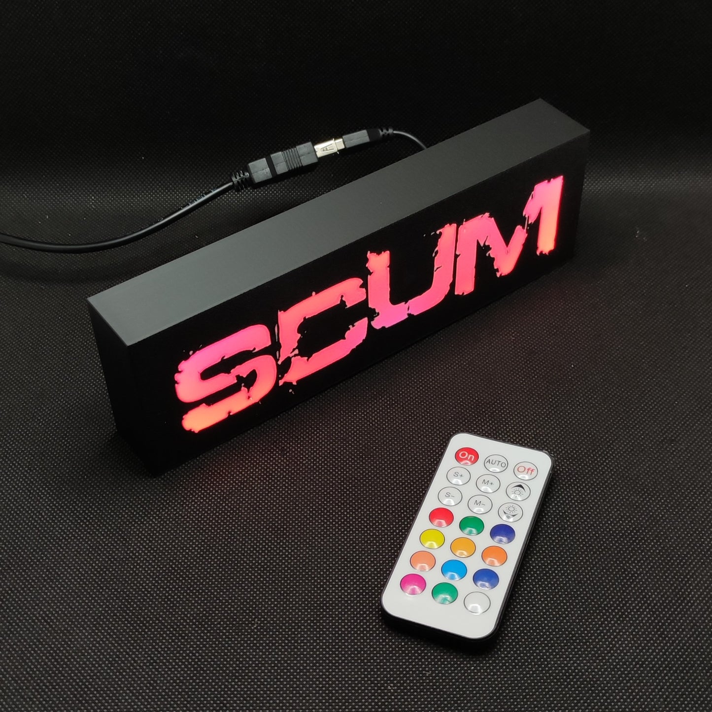 SCUM Survival Game Led Gaming Light Sign