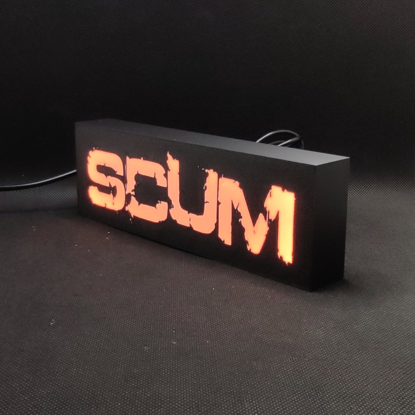 Placa de caixa de luz LED para jogo de sobrevivência SCUM