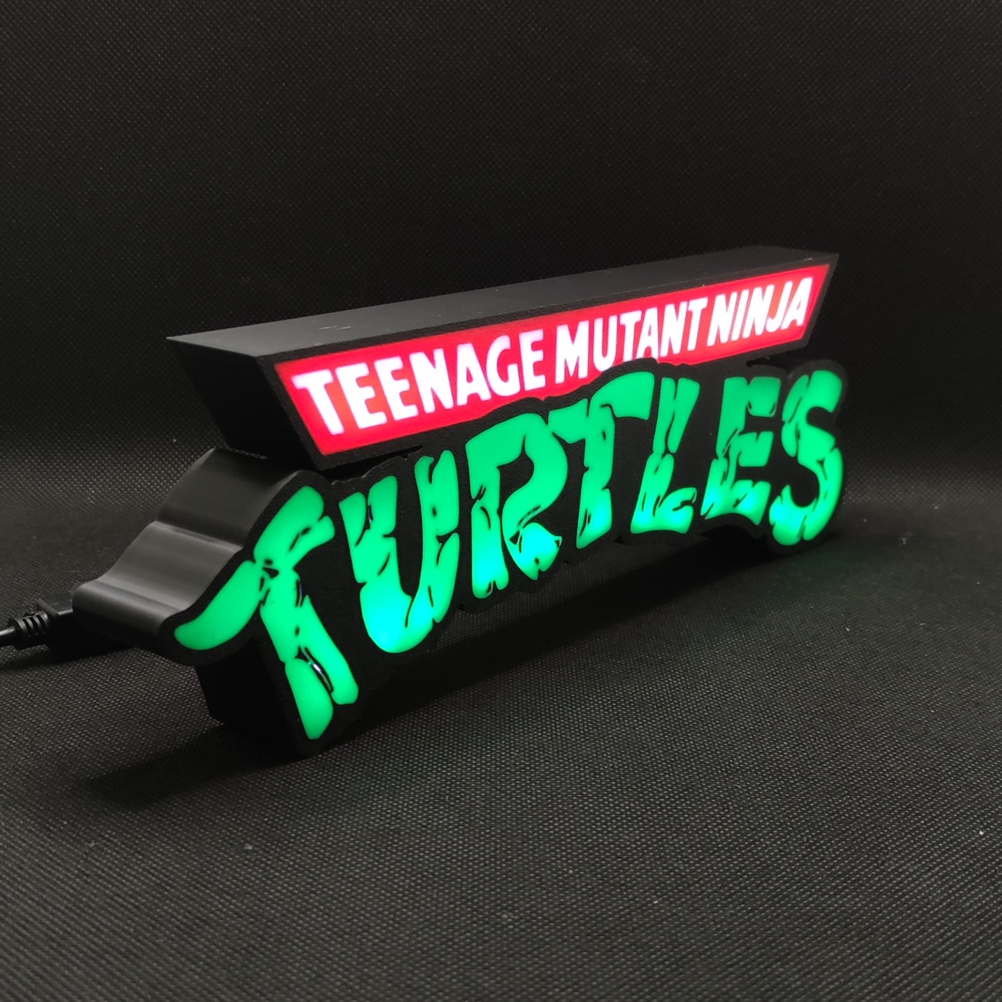 Placa de caixa de luz LED Teenage Mutant Ninja Turtles