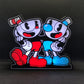 Luminária gamer RGB Cuphead Led Lightbox