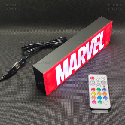 MARVEL Led Light Sign