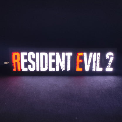 RESIDENT EVIL 2 Led Gaming Light Sign