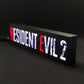 Luminária gamer RGB LED neon RESIDENT EVIL