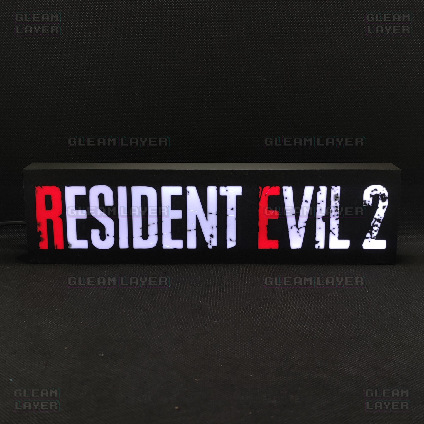 Resident Evil 2 Led Gaming Light Sign