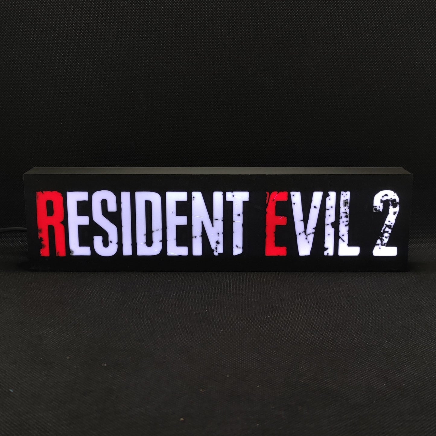 RESIDENT EVIL Neon Led Lightbox RGB Gamer Lampe