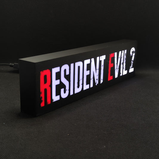 RESIDENT EVIL 2 Led Gaming Light Sign