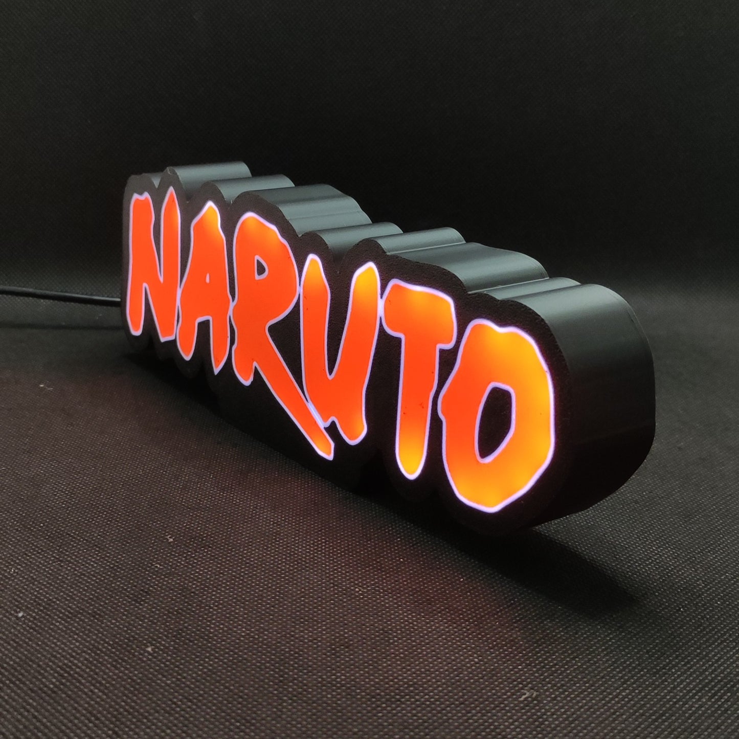 Placa de caixa de luz LED Naruto