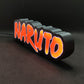 Placa de caixa de luz LED Naruto