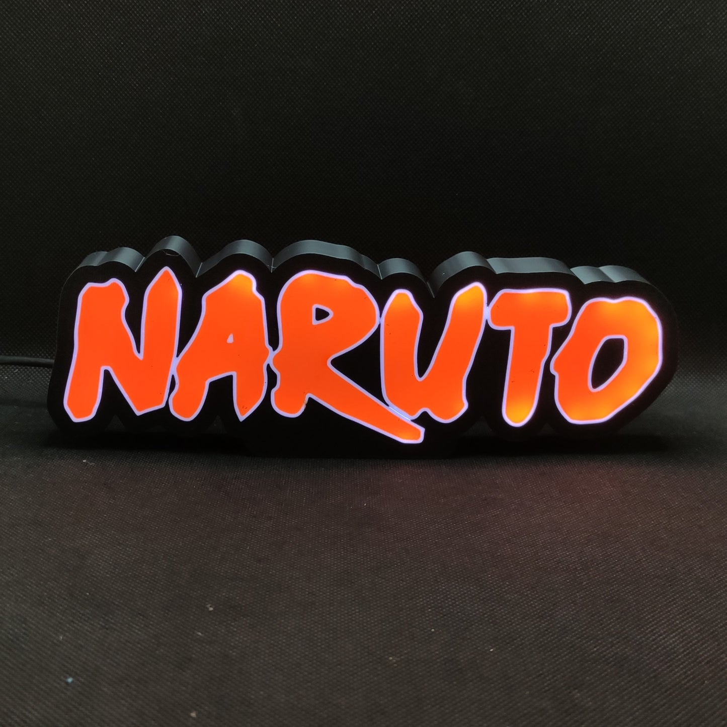 Placa de caixa de luz LED Naruto