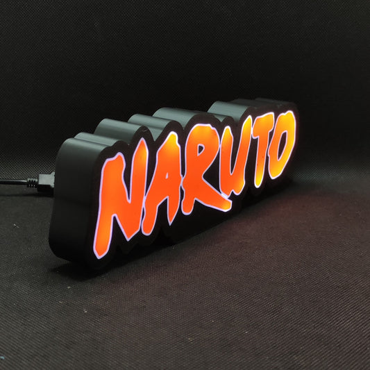 Placa de caixa de luz LED Naruto