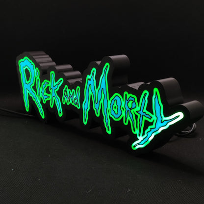 Rick and Morty Led Light Sign