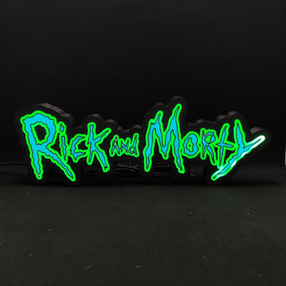 Rick and Morty Led Light Sign