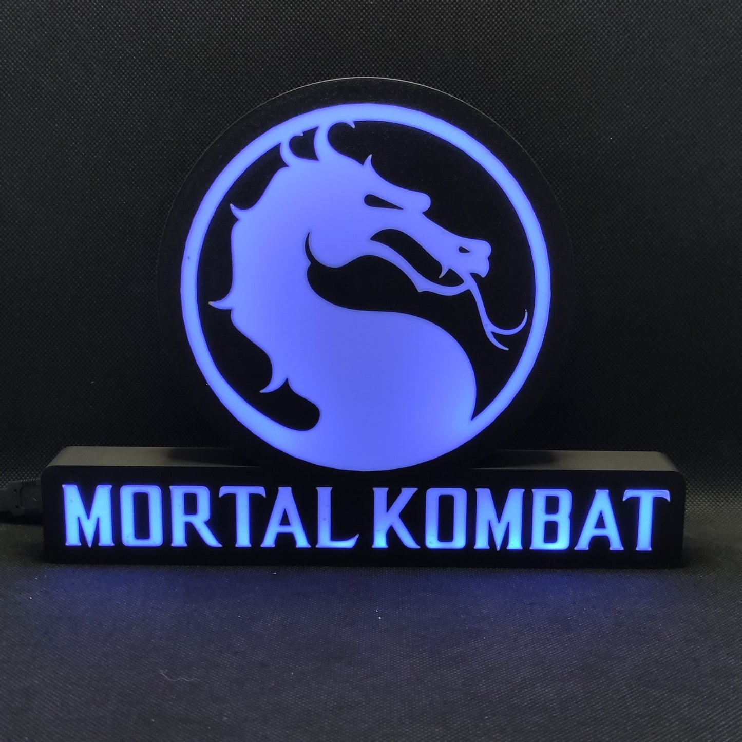 Letreiro de caixa de luz LED Mortal Kombat