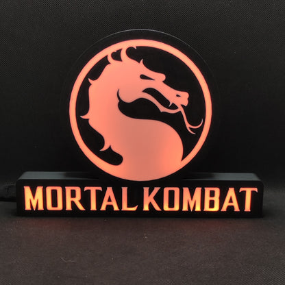 Mortal Kombat Led Gaming Light Sign