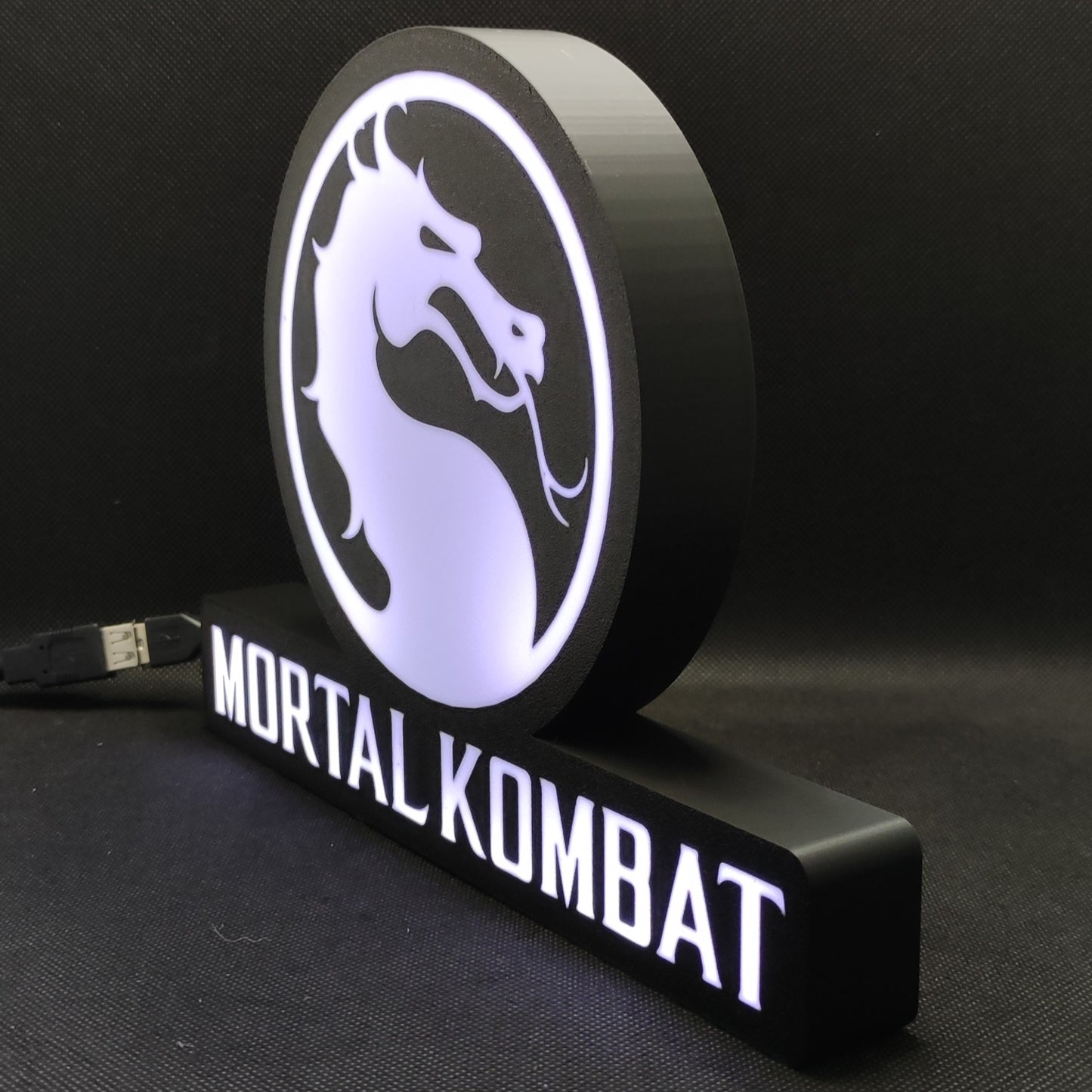 Letreiro de caixa de luz LED Mortal Kombat