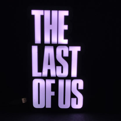 The Last of US Led Gaming Light Sign