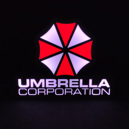 Umbrella Corporation Led Gaming Light Sign