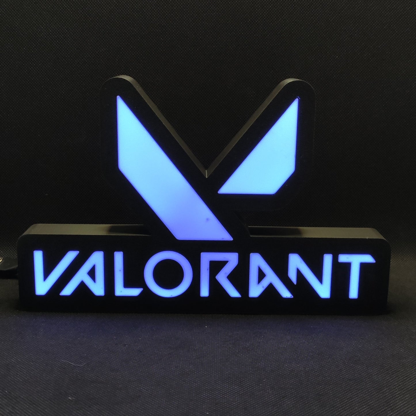 Valorant Led Lightbox Placa