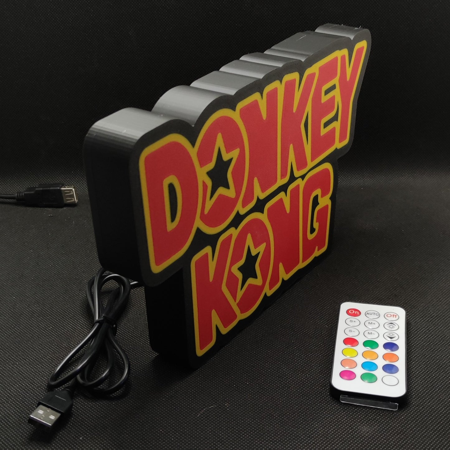 Sinal de caixa de luz LED Donkey Kong