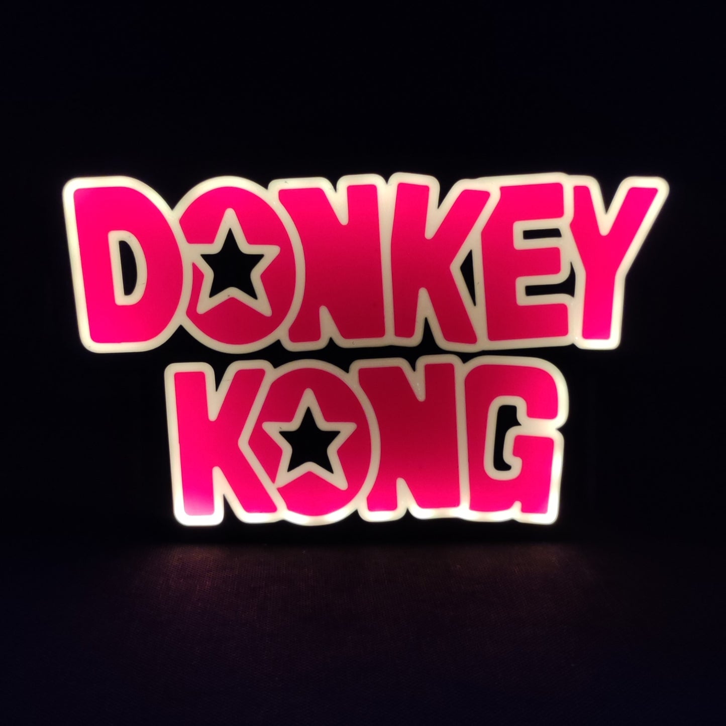 Sinal de caixa de luz LED Donkey Kong