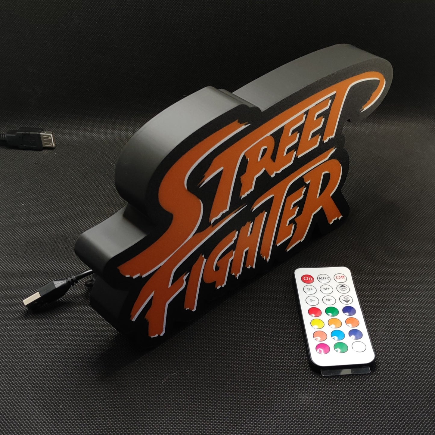 Street Fighter Led Gaming Light Sign