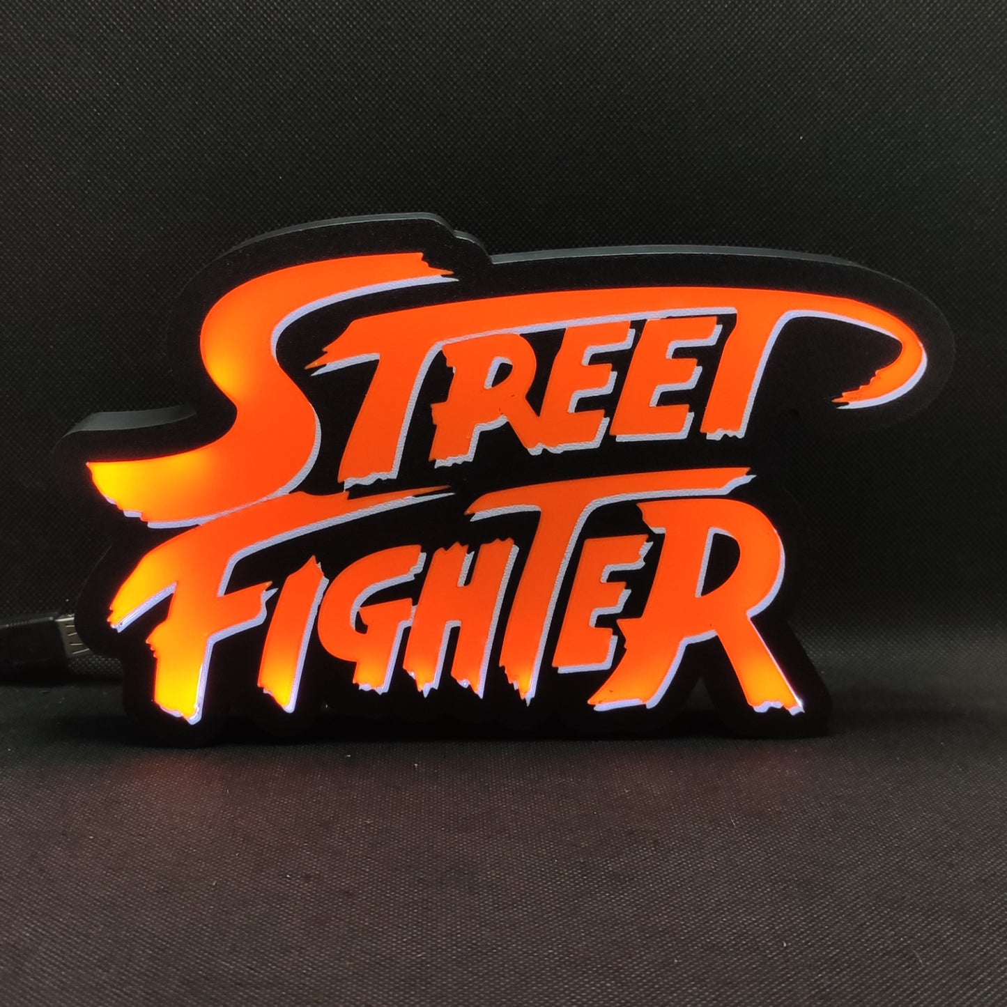 Street Fighter Led Gaming Light Sign