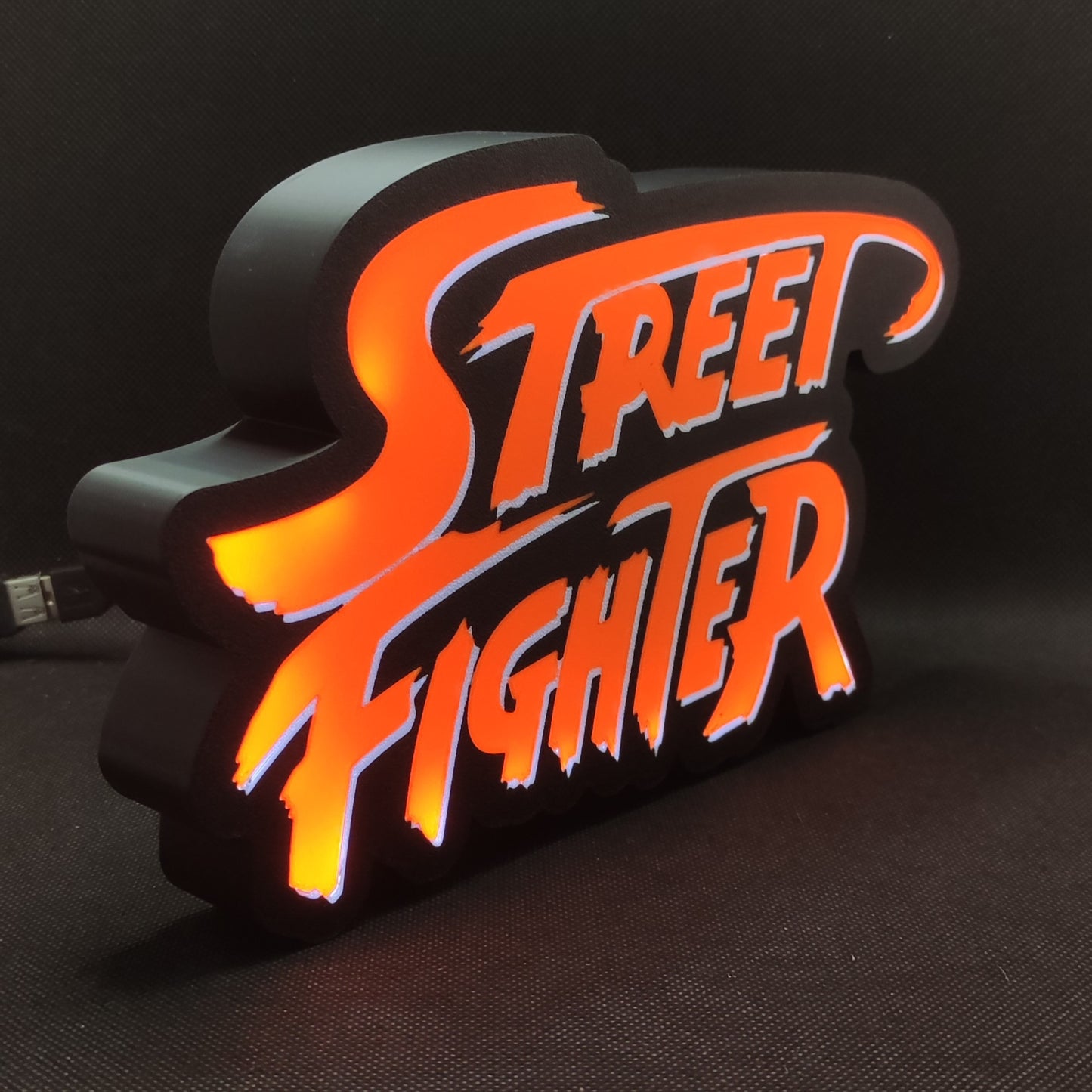 Street Fighter LED-Leuchtkastenschild