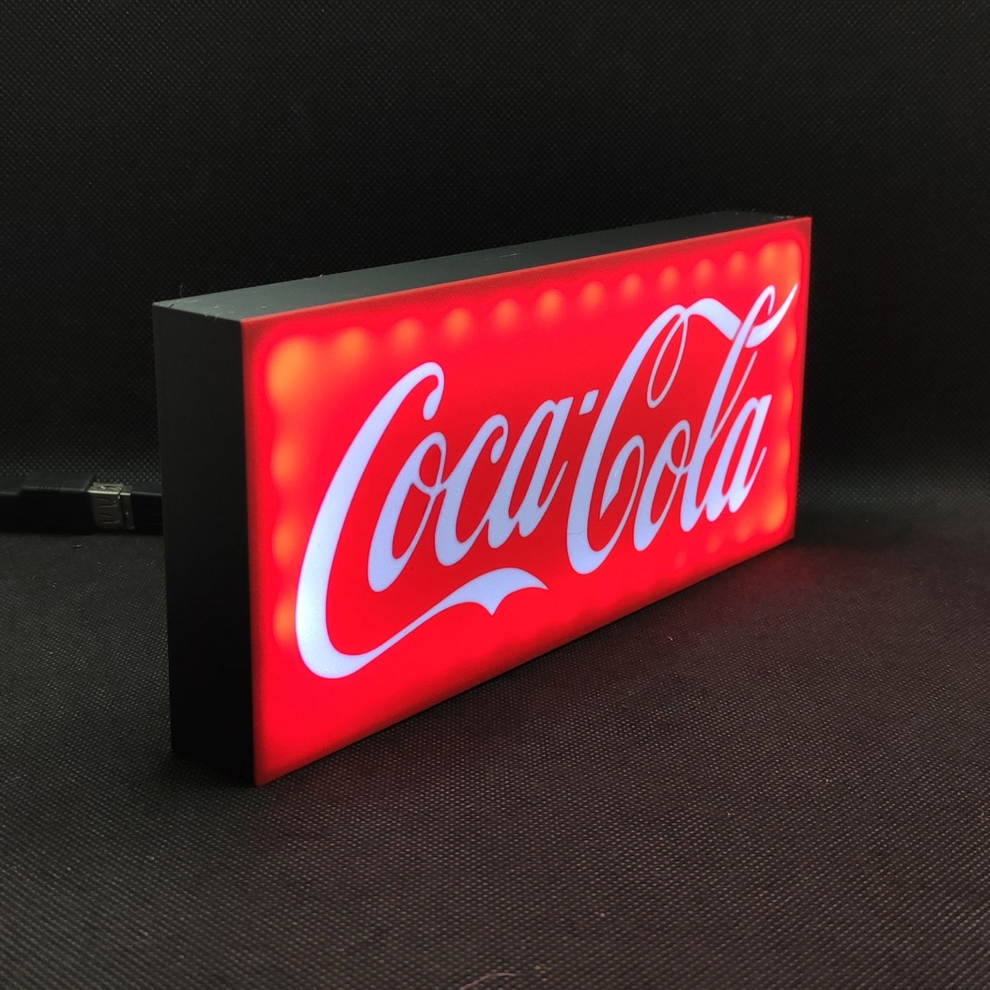 Caixa de luz LED Coca-Cola