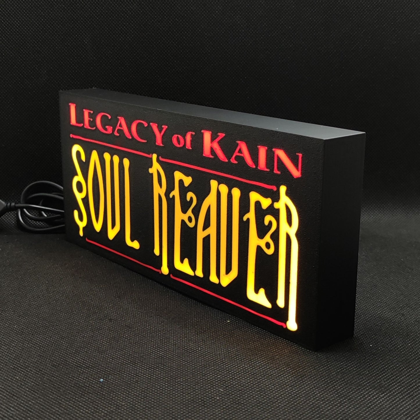 Legacy of Kain: Placa de caixa de luz LED Soul Reaver