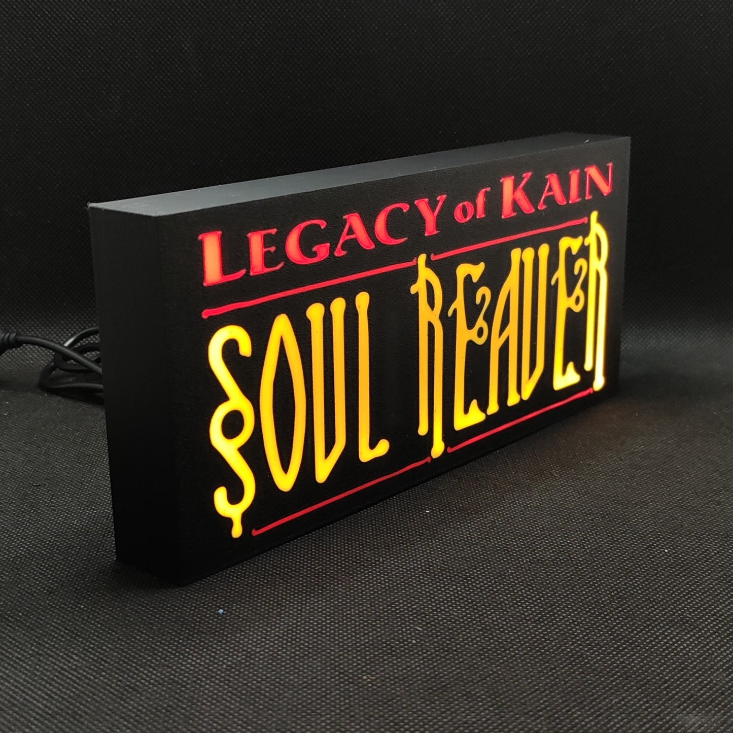 Legacy of Kain: Placa de caixa de luz LED Soul Reaver