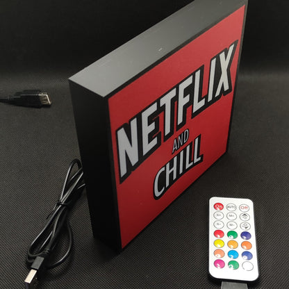 Netflix and Chill Led Light Sign