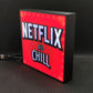 Netflix and Chill Led Lightbox Sign