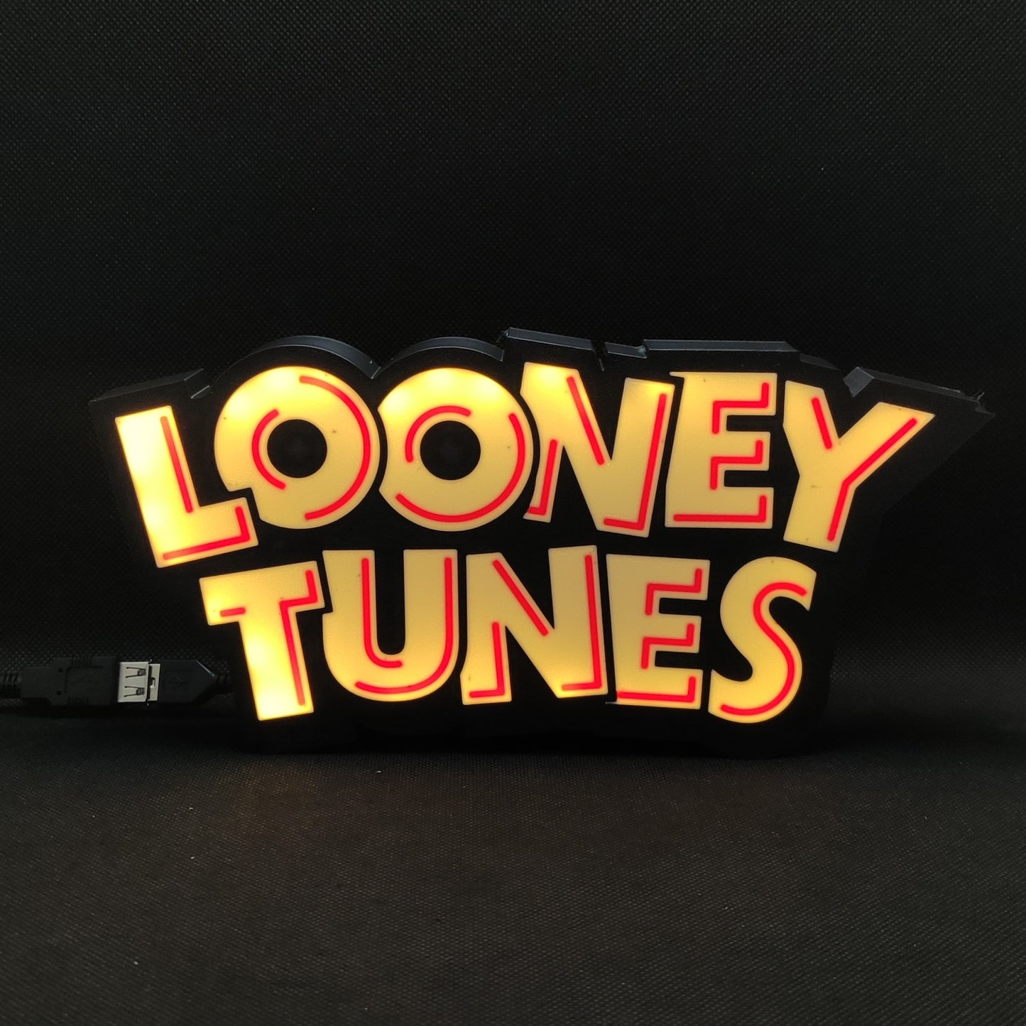 Letreiro de caixa de luz LED Looney Tunes