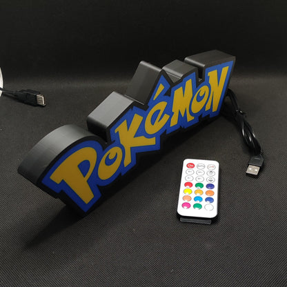 Pokemon Led Light Sign