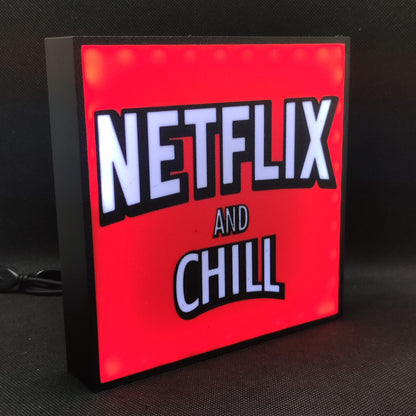 Netflix and Chill Led Light Sign