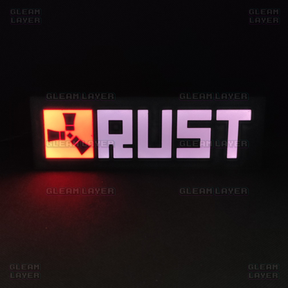 RUST Led Gaming Light Sign