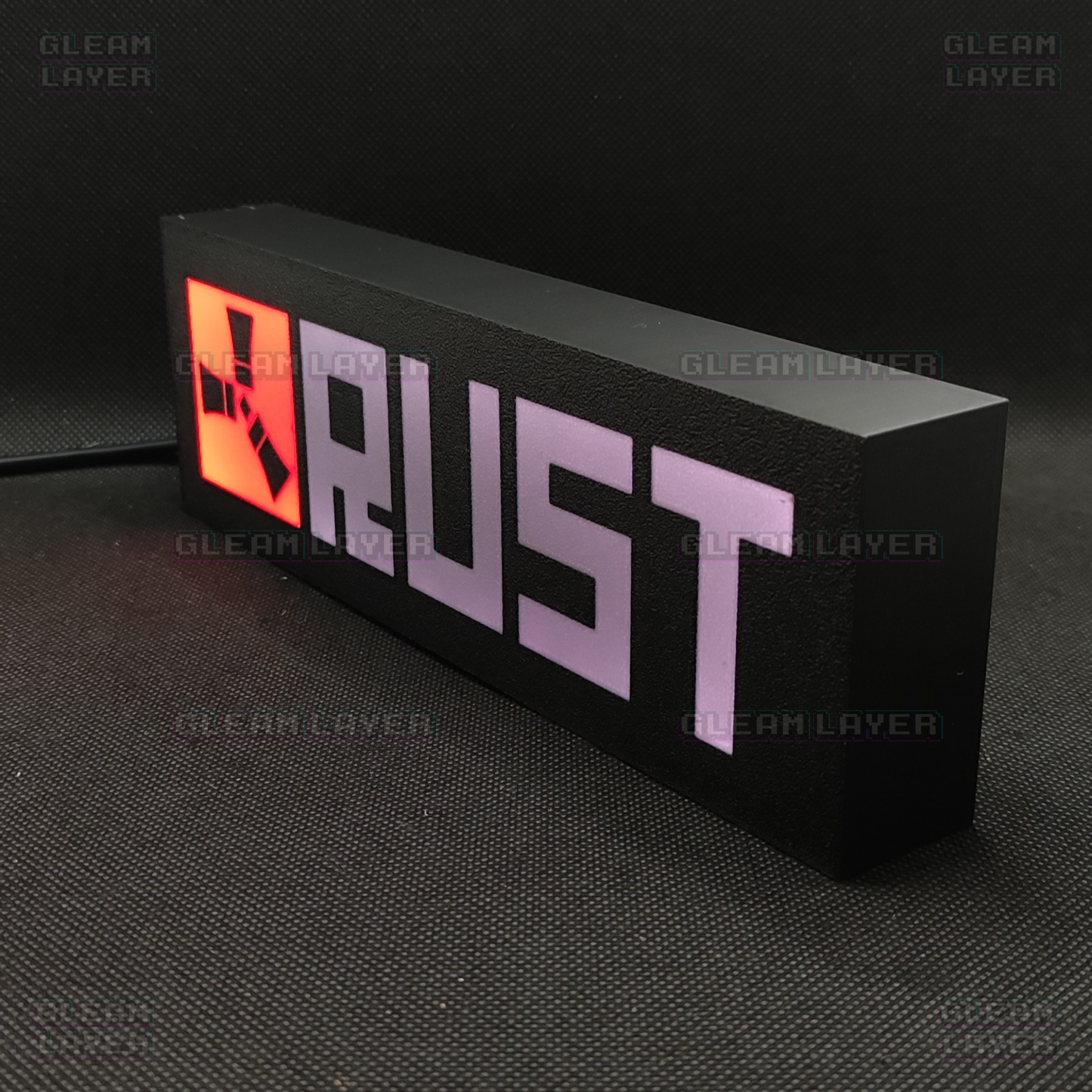 RUST Led Gaming Light Sign