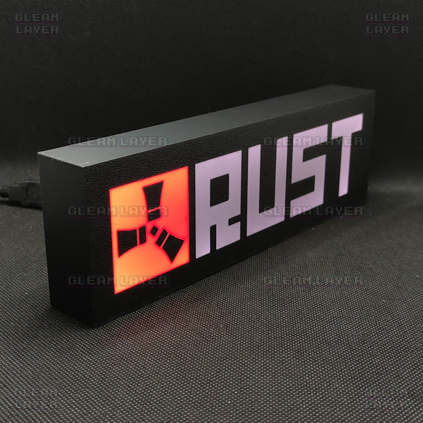 RUST Led Gaming Light Sign