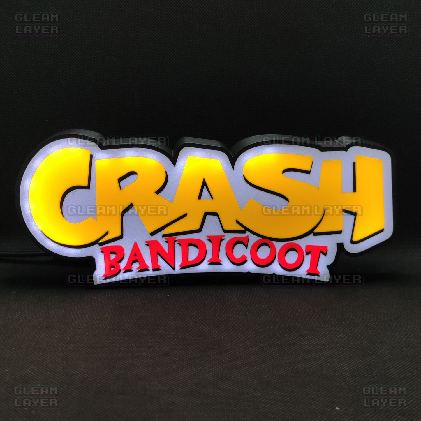 Crash Bandicoot Led Gaming Light Sign