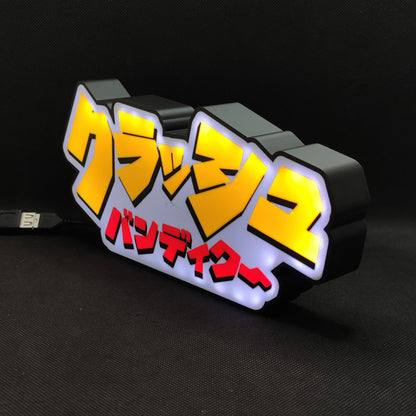 クラッシュバンディクー Crash Bandicoot Led Gaming Light Sign