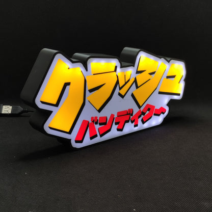 クラッシュバンディクー Crash Bandicoot Led Gaming Light Sign