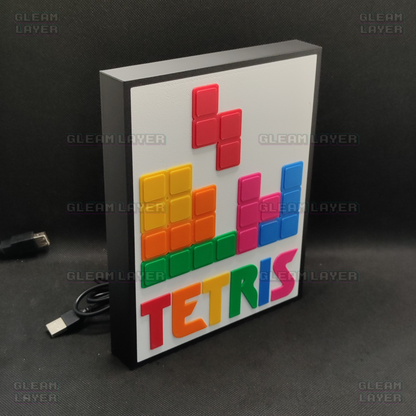 Tetris Arcade Game Led Light Sign