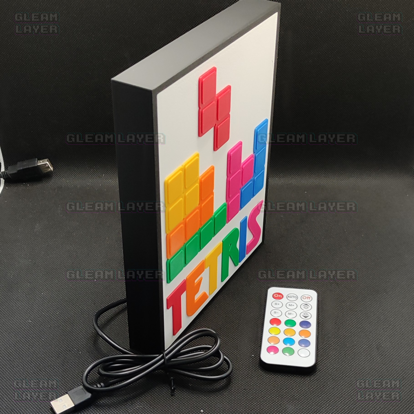 Tetris Arcade Game Led Light Sign