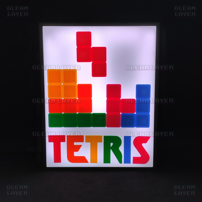 Tetris Arcade Game Led Light Sign