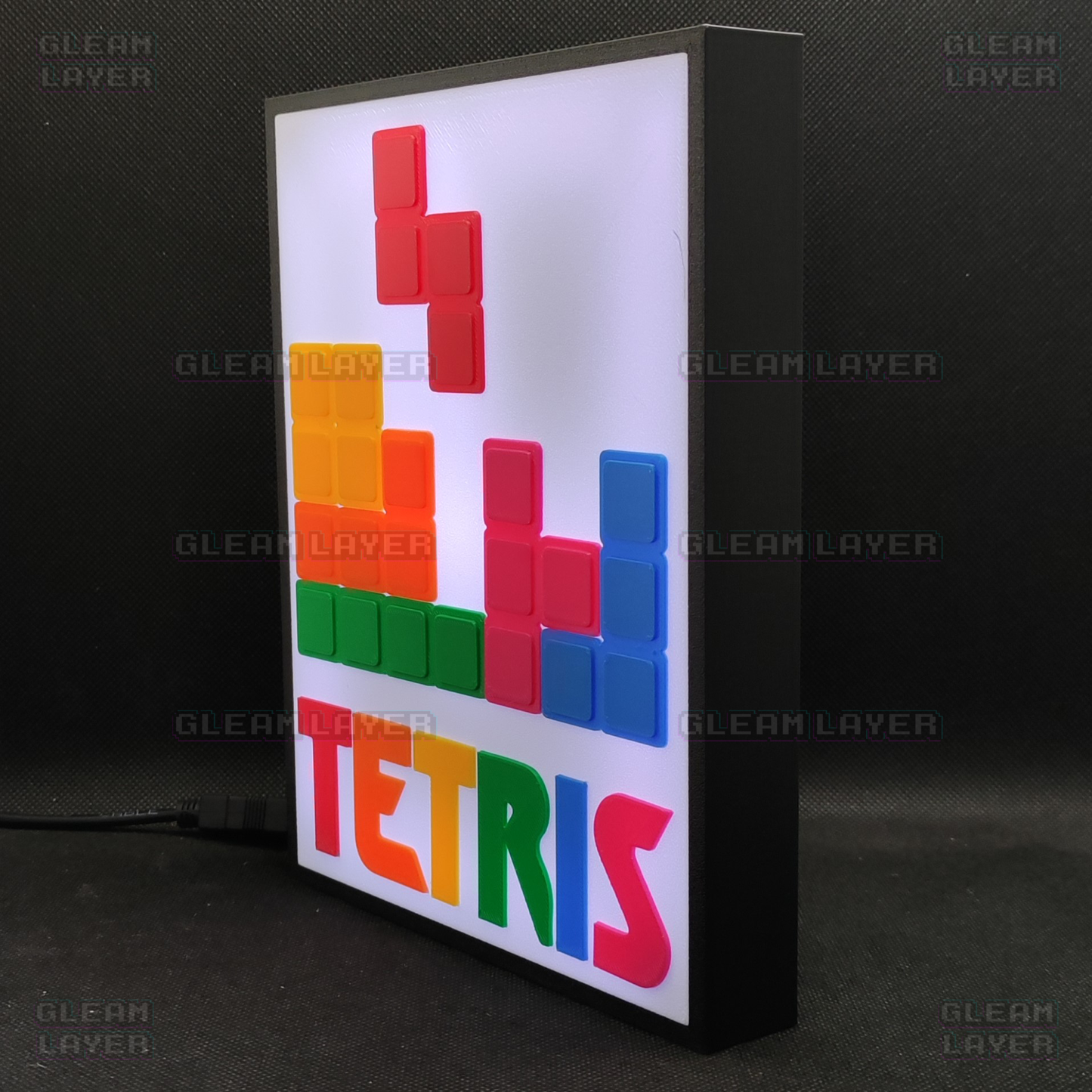 Tetris Arcade Game Led Light Sign