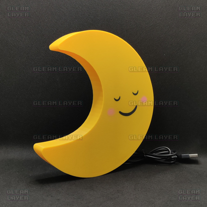 Cute Moon Nursery Night Light