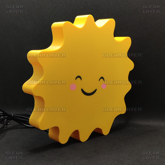 Cute Sun Nursery Night Light