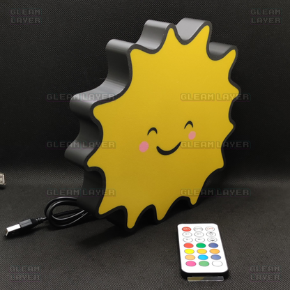 Cute Sun Nursery Night Light